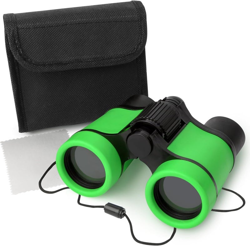 DR ANISON Binoculars for Kids Toy Binoculars Set for Age 3-12 Years Old Boys Girls Outside Play, Bird Watching, Camping, Educational Learning, Birthday Presents - Image 1